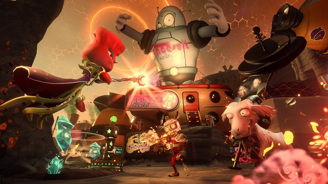 PC 가이드에 사용한 EA 공식 Plants vs Zombies Garden Warfare 2 액션 스크린샷