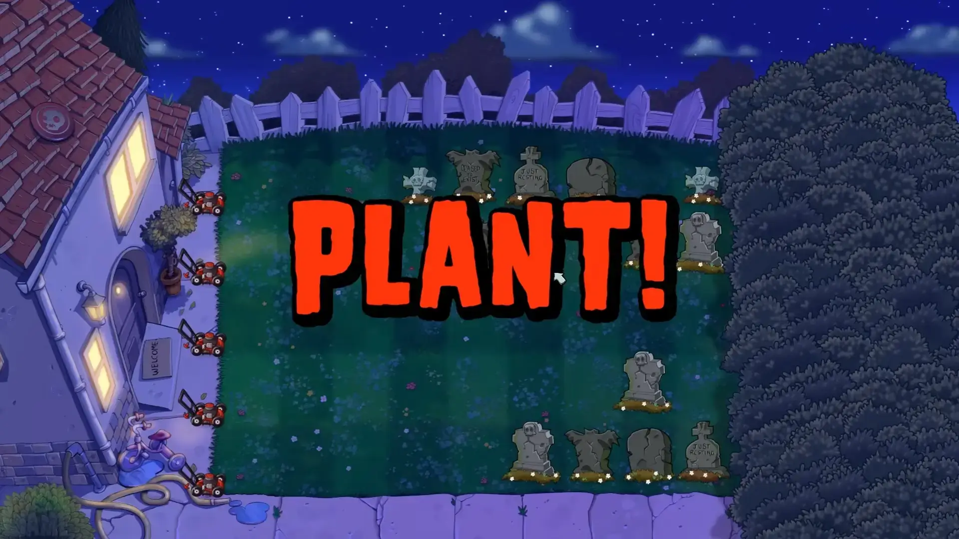 Screenshot di Plants vs Zombies APK con azione tower defense e piante che difendono la casa dagli zombi
