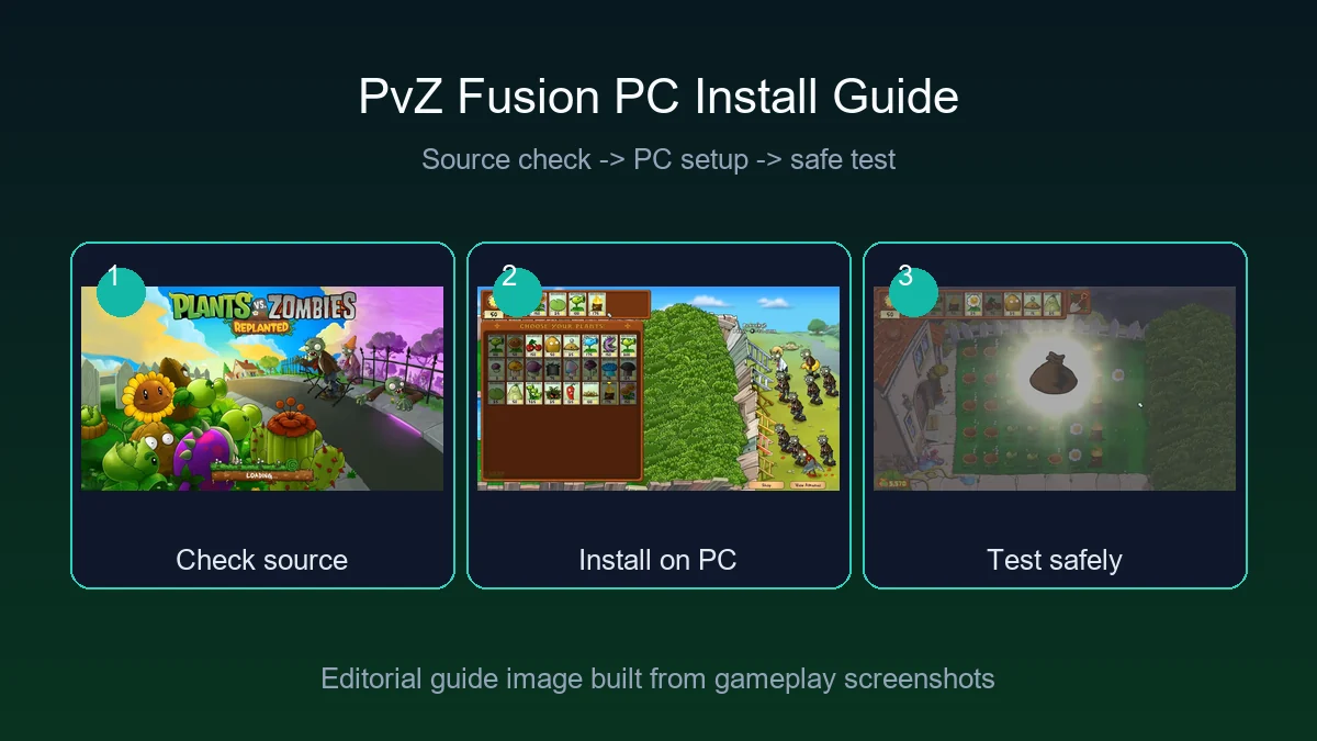 Plants vs Zombies Fusion PC: guía de instalación segura, versiones y errores